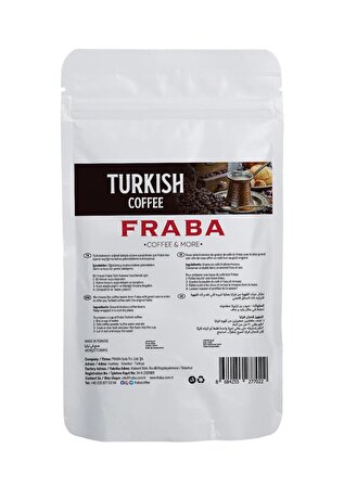 Fraba Orta Kavrulmuş Türk Kahvesi 100g