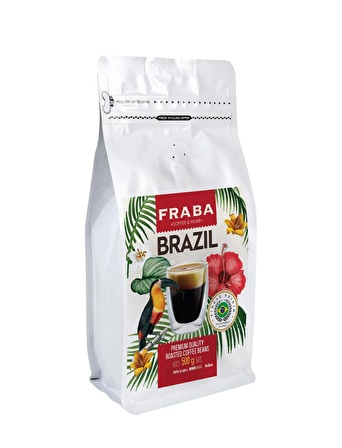 Fraba Brezilya Single Origin Espresso Çekirdek Kahve 500g