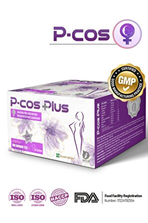 (P-COS) Plus Polikistik Over Sendromu (PKOS) Için Miyo-inositol Ve Resveratrol Içeren Destek