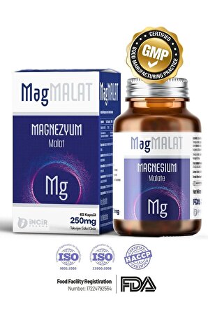 Magnezyum MALAT 250 Mg (60 KAPSÜL)