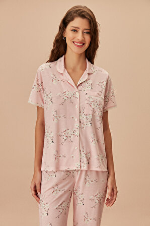 Suwen Sakura Maskülen Pijama Takımı