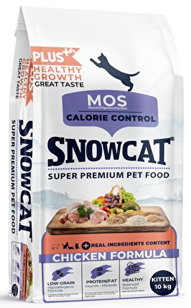 Snow Cat Plus Düşük Tahıllı Yavru Tavuklu Kedi Maması 10 Kg