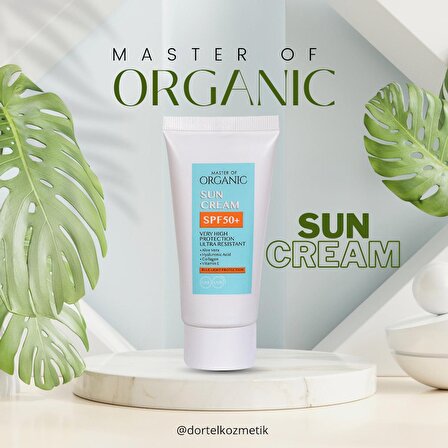 Master Of Organic COLLAGEN hyaluronic sun cream Spf 50+