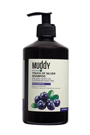MUDDY TOUCH OF SILVER SHAMPOO 500 ml. MOR ŞAMPUAN