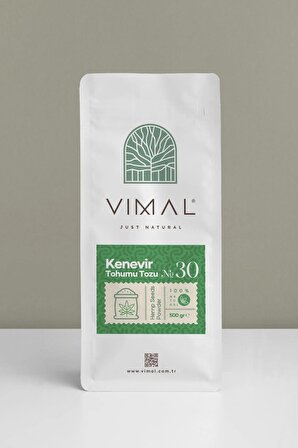 VIMAL avantajlı 2'li set Kenevir Tohumu Tozu 500 gr + İğde Çekirdeği Tozu 500 gr