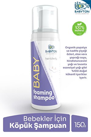 Yenidoğan Konak Önleyici Doğal ve Organik Köpük Şampuan 150 ml