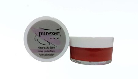 Purezer Natural Doğal Dudak Balmı / Lip Balm 10 ml
