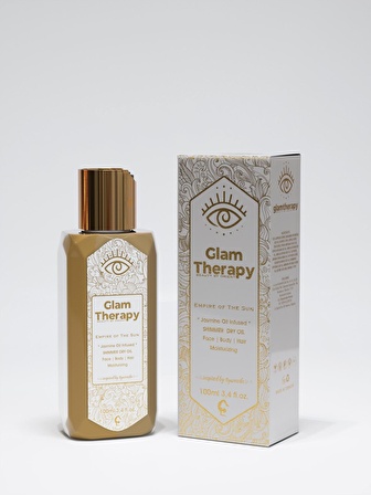 Glam Therapy Jasmine Oil Infused Çok Amaçlı Işıltılı Kuru Yağ 100 ml