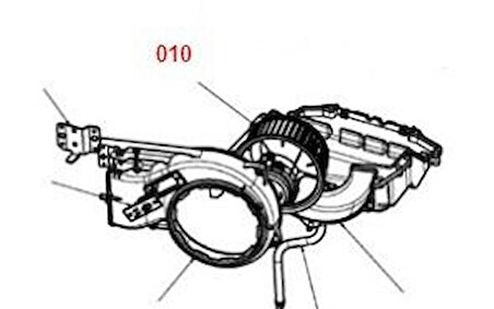 KALORIFER MOTORU - FORD CARGO - 1846-1833-4142 - ORJ-FO DC4618456AA