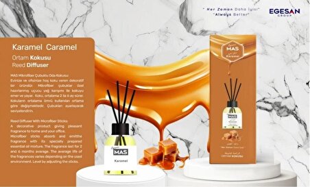 Egesan MAS - Bambu Oda Kokusu - Karamel / Caramel