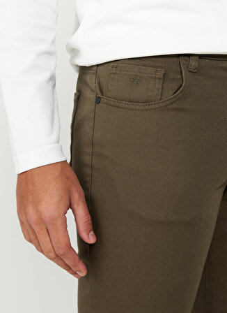Altınyıldız Classics Normal Bel Boru Paça Comfort Fit Haki Erkek Pantolon 4A0124100062