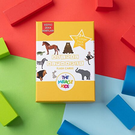 The Miracle Kids Animal Alphabet Flash Cards