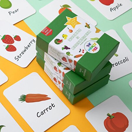 The Miracle Kids Fruits&Vegetables Flash Cards