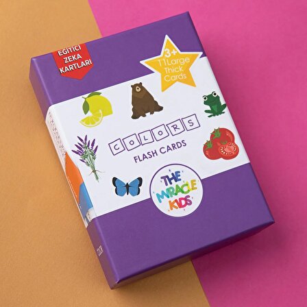 The Miracle Kids Colors Flash Cards