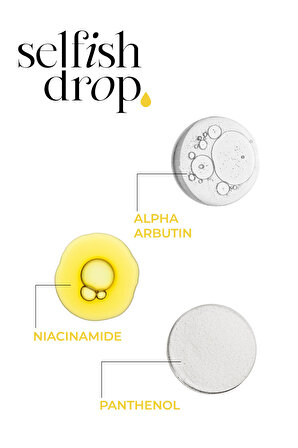 Selfish Drop Bright Balance Leke Karşıtı Aydınlatıcı Alpha Arbutin 2% Niacinamide Serum