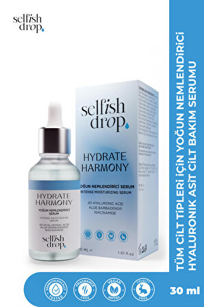 Selfish Drop Hydrate Harmony Nemlendirici Canlandırıcı Hyaluronik Asit Serum