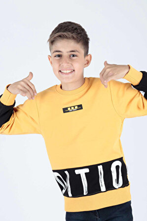 Erkek Çocuk Edition Baskılı Trend Sweatshirt Ak15121