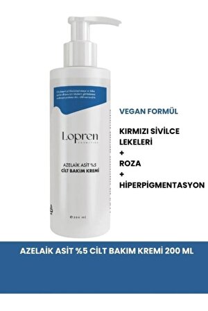 LOPREN AZELAIK ASIT %5 CİLT BAKM KREMİ 200 ML