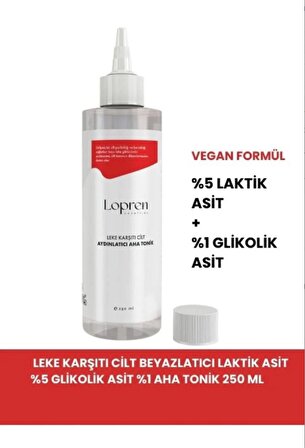 LOPREN LEKE KARSITI AYDINLATICI AHA TONIK 250 ML