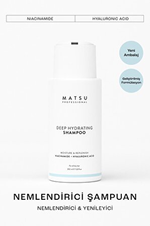 MATSU Deep Hydrating Kuru Saçlar için Yoğun Nemlendirici Şampuan 350ml