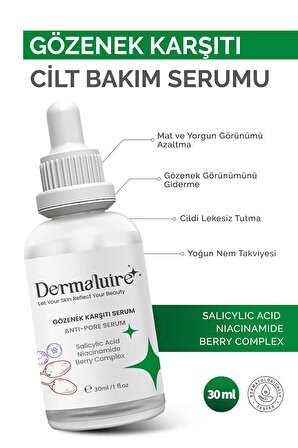 Gözenek Karşıtı Serum ( Salicylic Acid, Niacinamide, Berry Complex ) - 30ml