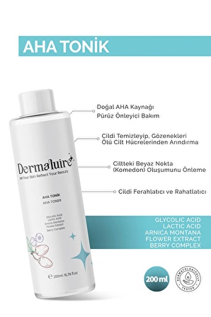 Canlandırıcı Ve Gözenek Sıkılaştırıcı Aha Tonik ( Glycolic Acid, Lactic Acid ) - 200ml