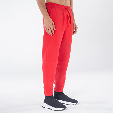 Agar Erkek Kırmızı Cepli Lastikli Jogger Pantalon Eşofman Altı | L