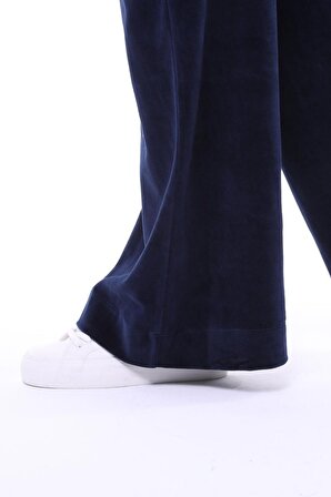 defy's Kadın Oversize Bol Paçalı Pantolon Lacivert