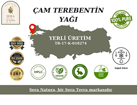 Çam Terebentin Yağı 30 ml. %100 Saf