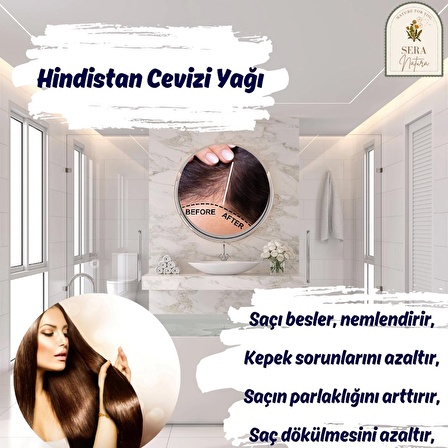 Hindistan Cevizi Yağı 210 ml. %100 Saf