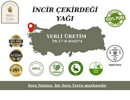 İncir Çekirdeği Yağı 10 ml. %100 Saf