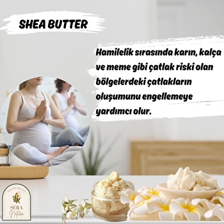 Shea Butter Yağı 210 ml. %100 Saf