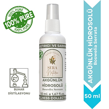 Akgünlük Hidrosolü 50 ml. %100 Saf