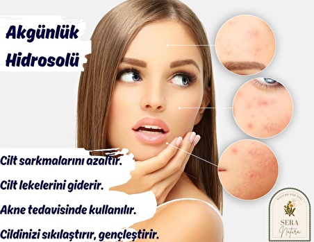 Akgünlük Hidrosolü 50 ml. %100 Saf