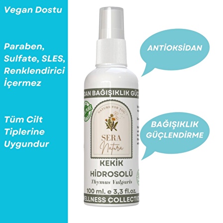 Kekik Hidrosolü 100 ml. %100 Saf