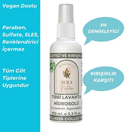 Tıbbi Lavanta Hidrosolü 100 ml. %100 Saf