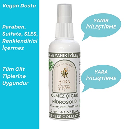 Ölmez Çiçek Hidrosolü 50 ml. %100 Saf