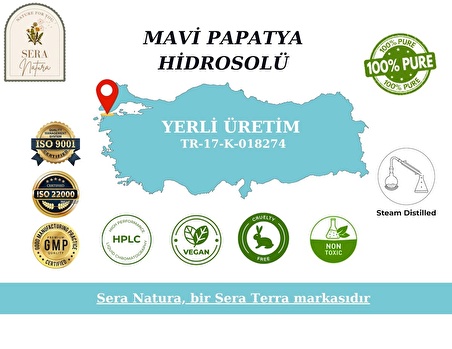 Mavi Papatya Hidrosolü 100 ml. %100 Saf