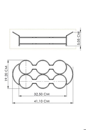 Rose Altı Bölmeli Çerezlik, Sosluk, Reçellik, Sunumluk, Kahvaltılık Ikram Seti - Metal Paslanmaz