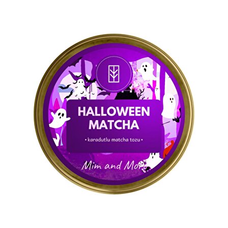 Mim and More Halloween Matcha Cadılar Bayramı Matcha 25 gr