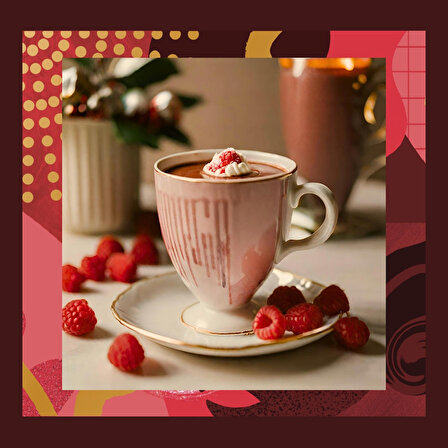 Mim and More Ahududulu Sıcak Çikolata Raspberry Hot Chocolate 200 Gr