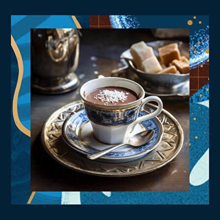 Mim and More Damla Sakızlı Sıcak Çikolata Mastic Hot Chocolate 200 Gr