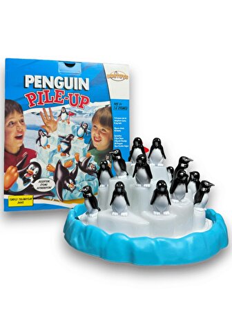 DOSTOYS Penguin Pile-up Kutu-masa Oyunu Aile Çocuk Etkileşimi (PENGUEN YIĞINI) Denge Oyunu
