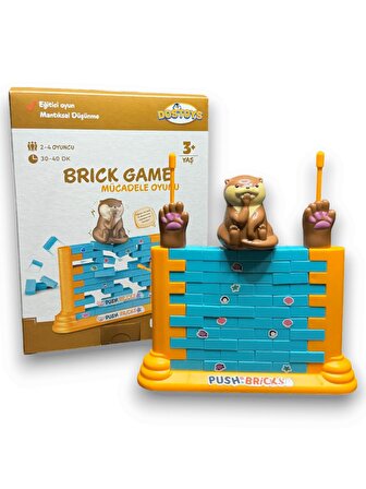 DOSTOYS Brick Game Kutu Masa Oyuncakları Tuğla Blokları Eğitici Aile Içi Eğlenceli Aktivite Oyunu