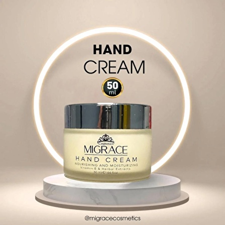 MİGRACE Hand Cream Kabak Çekirdeği Özlü El Kremi