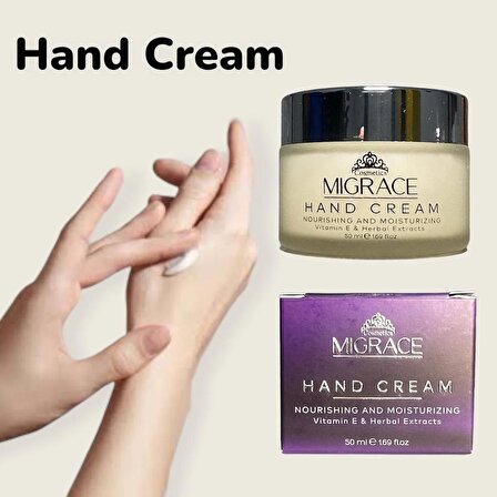 MİGRACE Hand Cream Kabak Çekirdeği Özlü El Kremi