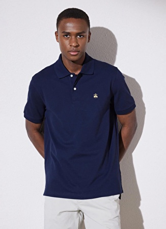 Brooks Brothers Polo Yaka Lacivert Erkek T-Shirt BBSP23MTS030