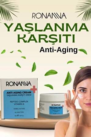 Ronanna Anti-aging Nemlendirici Yaşlanma Karşıtı Bakım Kremi 50 ml