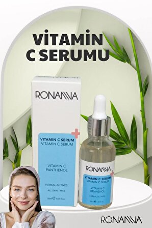 Ronanna Leke Karşıtı Cilt Aydınlatıcı Ve Yenileyici Gözenek Sıkılaştırıcı C Vitamini Serum-30ml