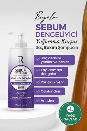 Reyola Sebum Dengeleyici Yağlanma Karşıtı Şampuan 500 ml